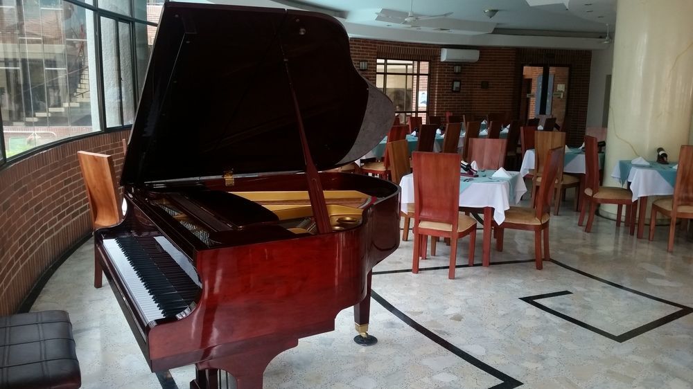 Casa Morales Hotel Internacional Y Centro De Convenciones اباغويه المظهر الخارجي الصورة Piano in the restaurant